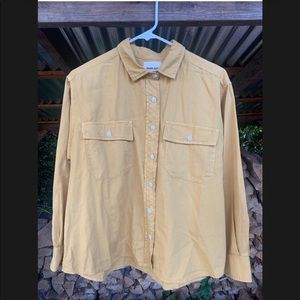Rudy Jude Marigold Utility Shirt Size Medium